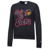 Toledo Mud Hens Black Rusch Go Hens Ladies Crewneck