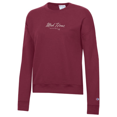 Toledo Mud Hens Veres Garnet Ladies Crewneck