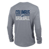 Columbus Clippers Champion Tri-Blend Long Sleeve Tee
