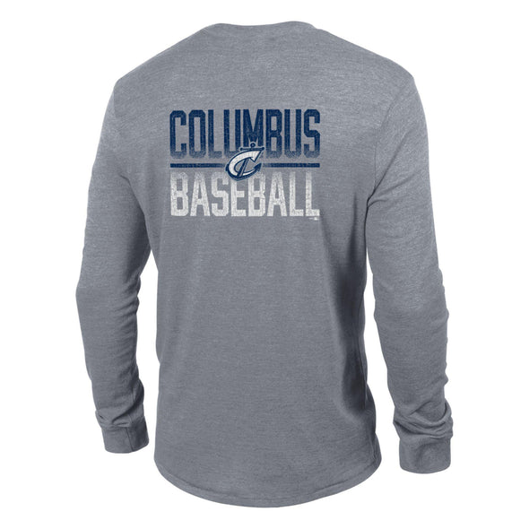 Columbus Clippers Champion Tri-Blend Long Sleeve Tee