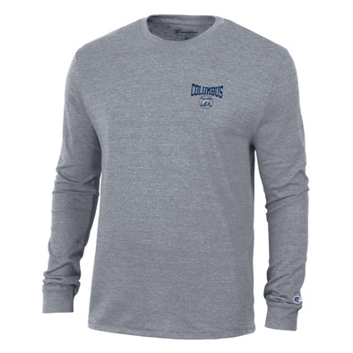 Columbus Clippers Champion Tri-Blend Long Sleeve Tee