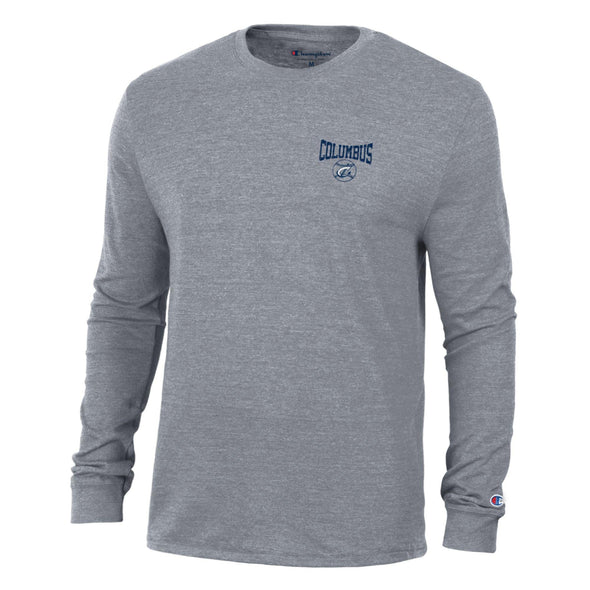 Columbus Clippers Champion Tri-Blend Long Sleeve Tee