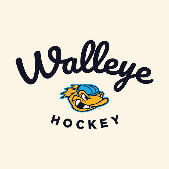 Toledo Walleye Ladies Ivory Sueded Touch Crew