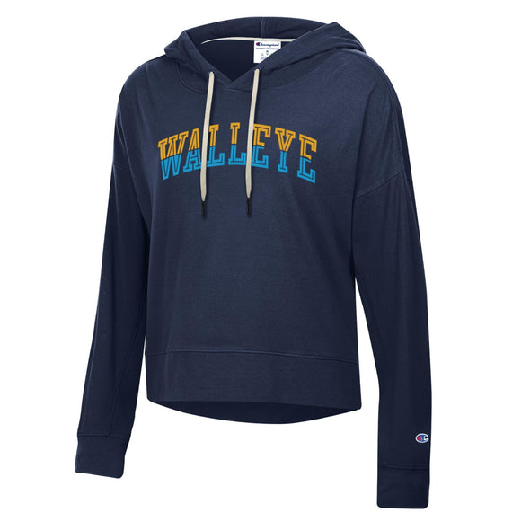Toledo Walleye Ladies Script Sueded Touch Hood
