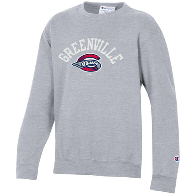 Greenville Drive Champion Youth Crewneck Sweatshirt
