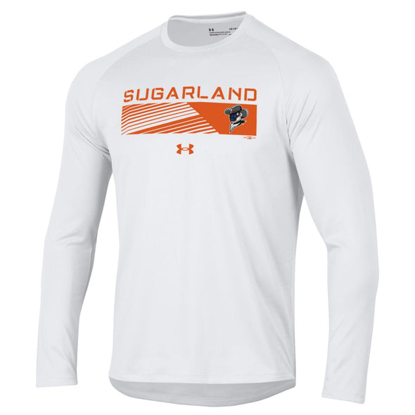Sugar Land Space Cowboys Under Armour Long Sleeve T Tech White