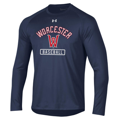 Worcester Red Sox Navy Heart Tech Long Sleeve