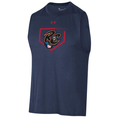 TECH SLEEVELESS NAVY, SACRAMENTO RIVER CATS