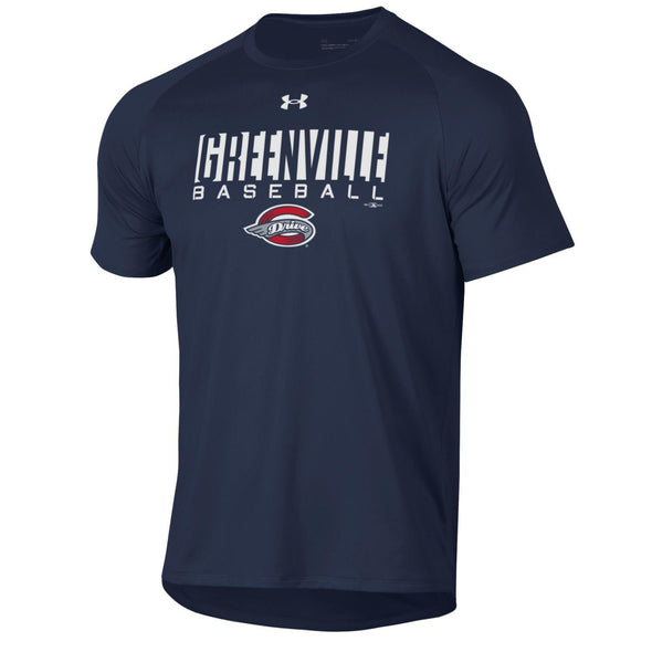 Greenville Drive Under Armour Navy Baseball Tech Tee