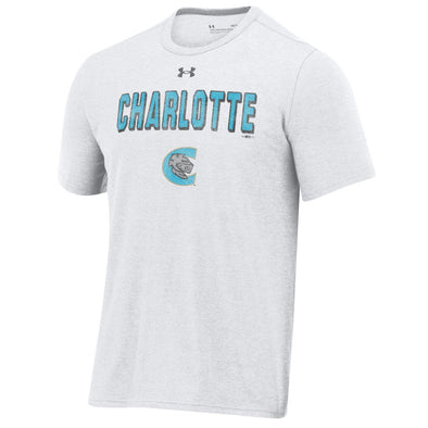 Charlotte Knights Under Armour All Day Wordmark Tee