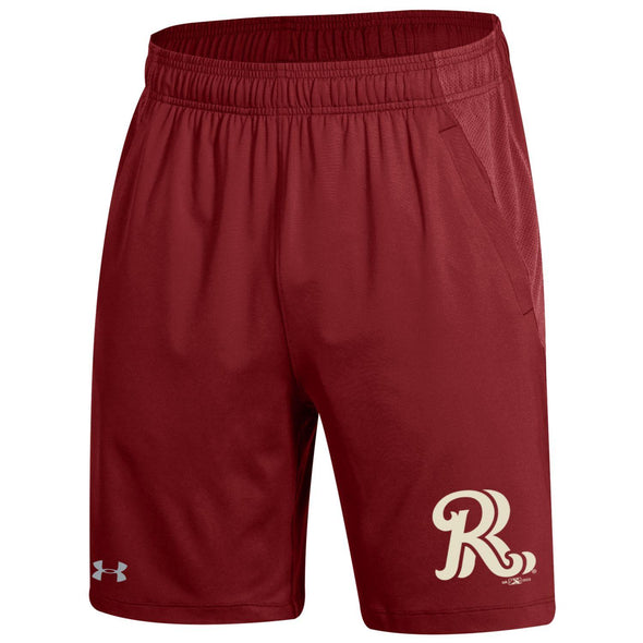 UA Scorched Red RR Adult Shorts