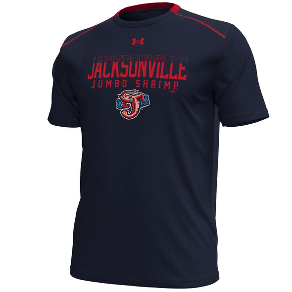 Jacksonville Jumbo Shrimp Under Armour Midnight Navy Gameday Tech Tee