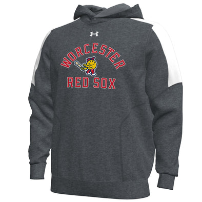 Worcester Red Sox Under Armour Gray Castle Smiley Hood