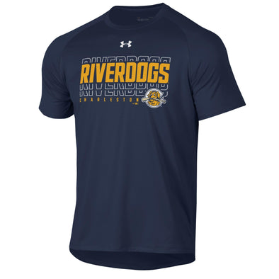 Charleston RiverDogs Under Armour Midnight Navy Tech Tee