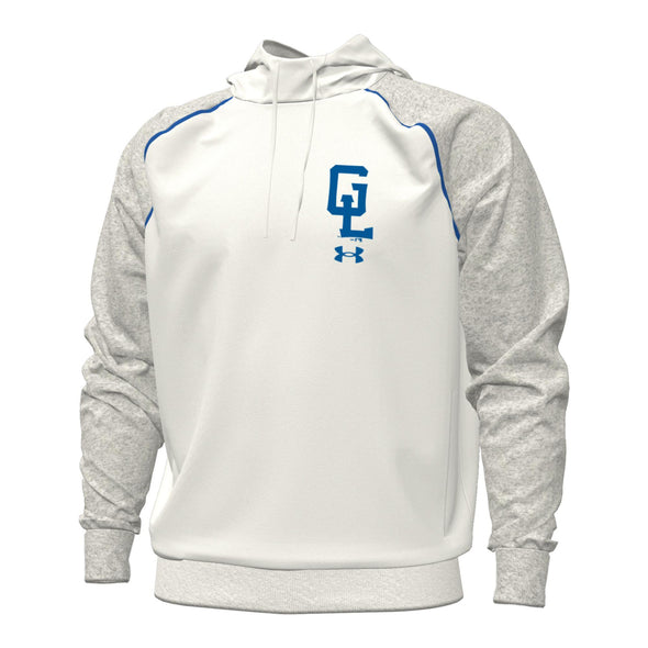 Great Lakes Loons Under Armour White & Royal Blue GL Hoodie