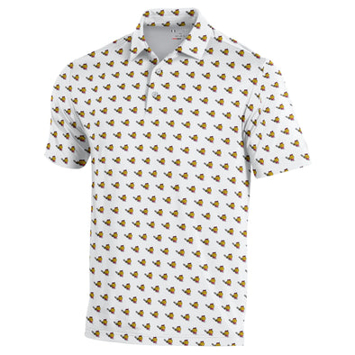Worcester Red Sox White Amour Fuse Polo