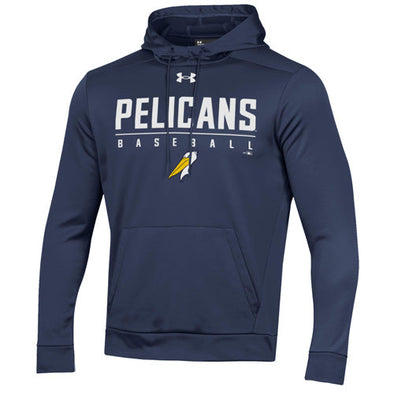 Myrtle Beach Pelicans Under Armour Navy Armour Fleece Hoody