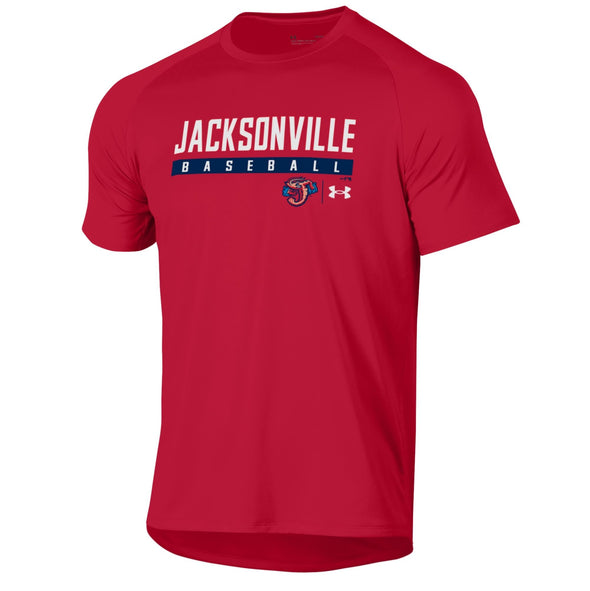 Jacksonville Jumbo Shrimp Under Armour Red Tech Tee