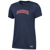 Under Armour Womens Tech Short Sleeve Tee Navy