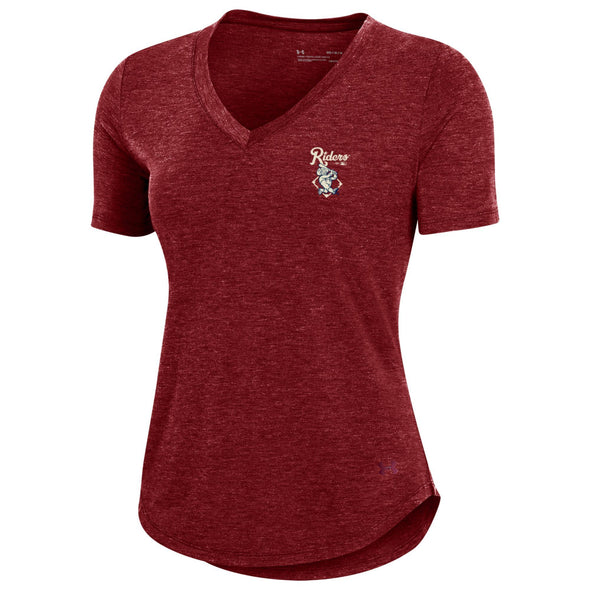 Under Armour Breezy V-Neck Tee Red