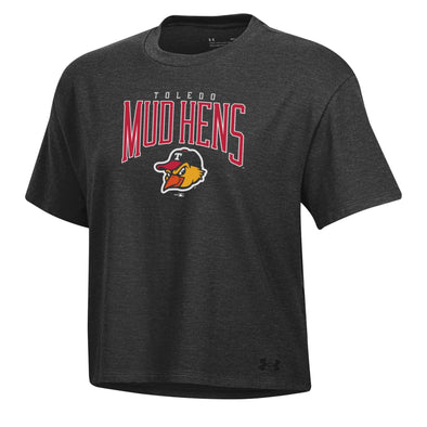 Toledo Mud Hens Ladies Black Heather Rival T