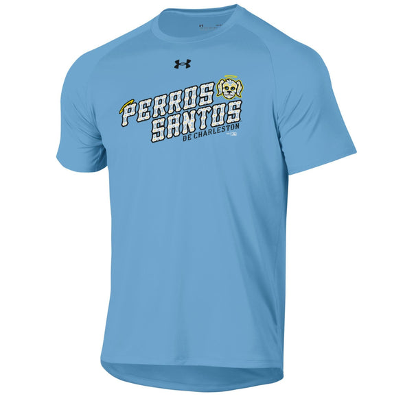 Charleston RiverDogs Under Armour Carolina Blue Perros Santos Tech Tee