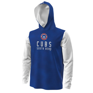 Under Armour South Bend Cubs Men's Gameday Hooded Long Sleeve Royal