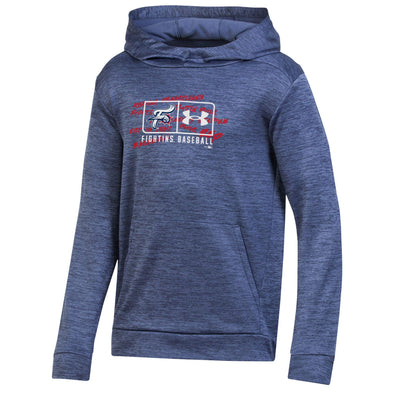 Youth Under Armour Fleece Hoodie Navy Twist