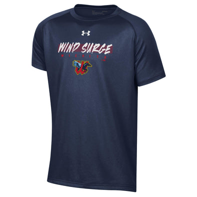 Wichita Wind Surge Youth Navy Tech Tee