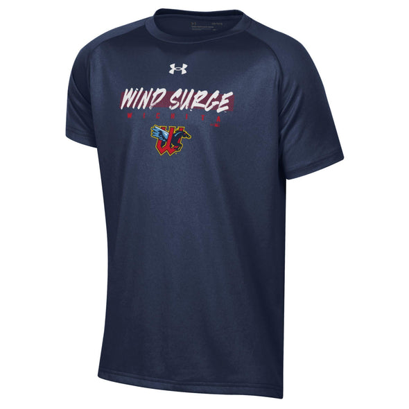 Wichita Wind Surge Youth Navy Tech Tee