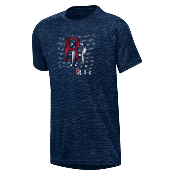 Round ROck Express Youth Navy Twist RR Rye Tech Tee