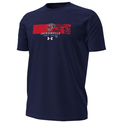 Jacksonville Jumbo Shrimp Under Armour Navy Performance Cotton Tee