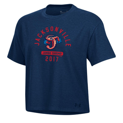 Jacksonville Jumbo Shrimp Under Armour Women's Navy All Day Tee