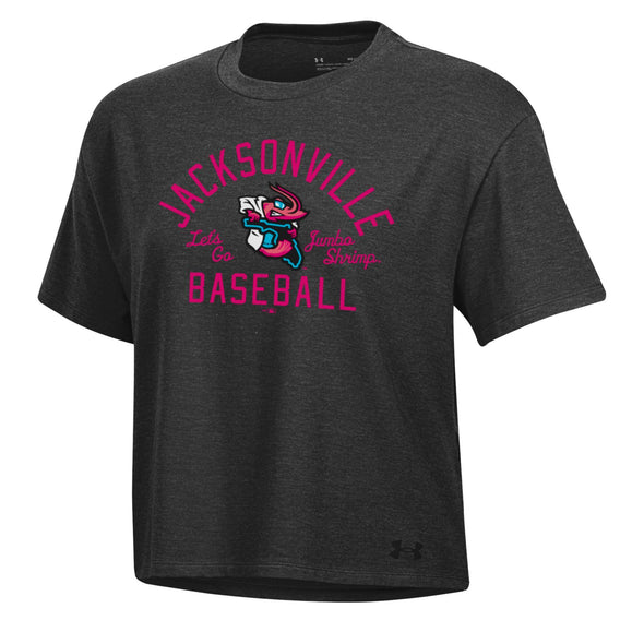 Jacksonville Jumbo Shrimp Under Armour Women's Vice Black All Day Tee