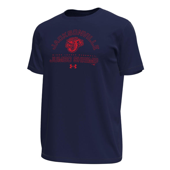 Jacksonville Jumbo Shrimp Under Armour Navy Tech Stretch Tee