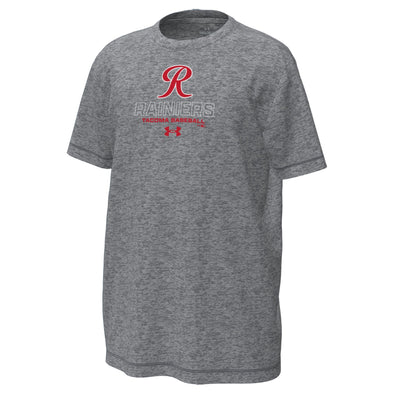 Tacoma Rainiers Under Armour Youth Graphite Tech Tee