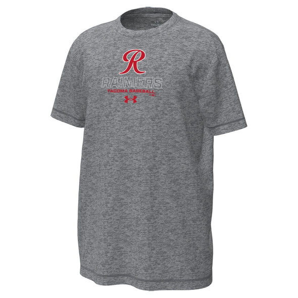 Tacoma Rainiers Under Armour Youth Graphite Tech Tee