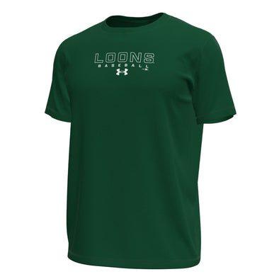 Great Lakes Loons Under Armour Green Tech Stretch Short Sleeve Tee