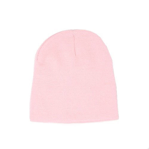 Knit Beanie Pink Primary