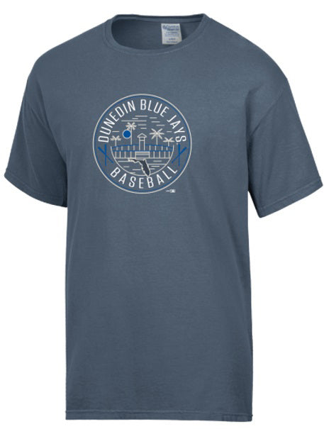 Dunedin Blue Jays Anchor Slate Stadium Tee