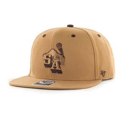 San Antonio Missions Alamo SA Toffee Captain Snapback Cap