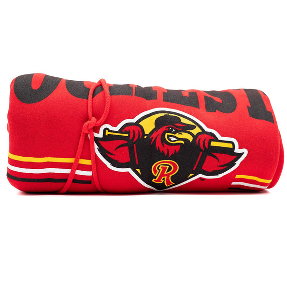 Rochester Red Wings Red Throw Blanket