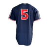 Nashville Sounds Wilson Authentic Game Used Navy Jersey