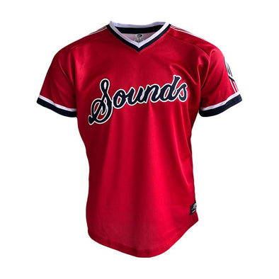 Nashville Sounds Adult Replica Red Alternate Jersey