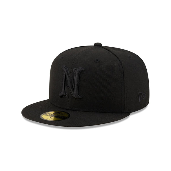 Nashville Sounds New Era 59FIFTY Blackout N Logo Fitted Hat