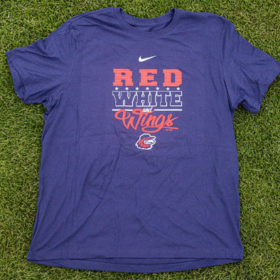 Rochester Red Wings 4th of July Navy Cotton T-Shirt