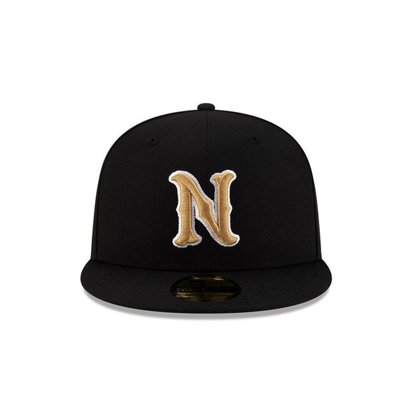 Nashville Sounds x Vanderbilt University New Era 59FIFTY Black N Logo Fitted Hat