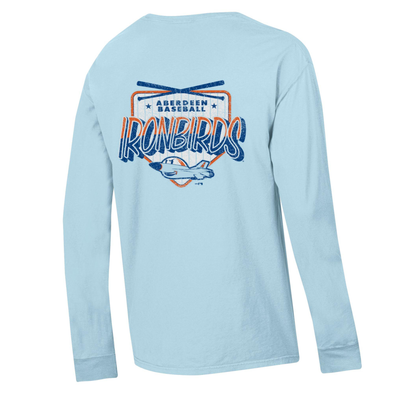 Aberdeen IronBirds - Comfort Wash Men's Pocket LS Tee