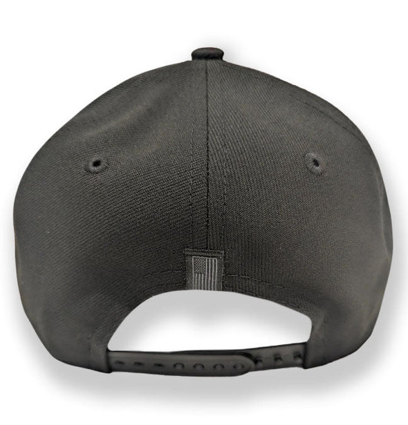 Somerset Patriots New Era Adult 9Forty American Flag Black Tonal Snap Back Cap