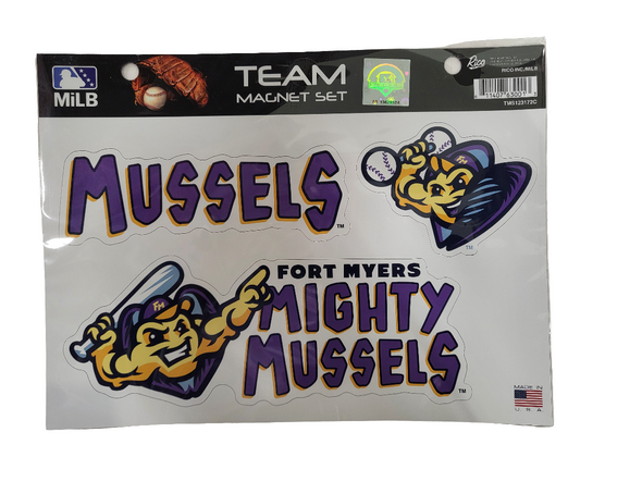 Mighty Mussels Team Magnet Set